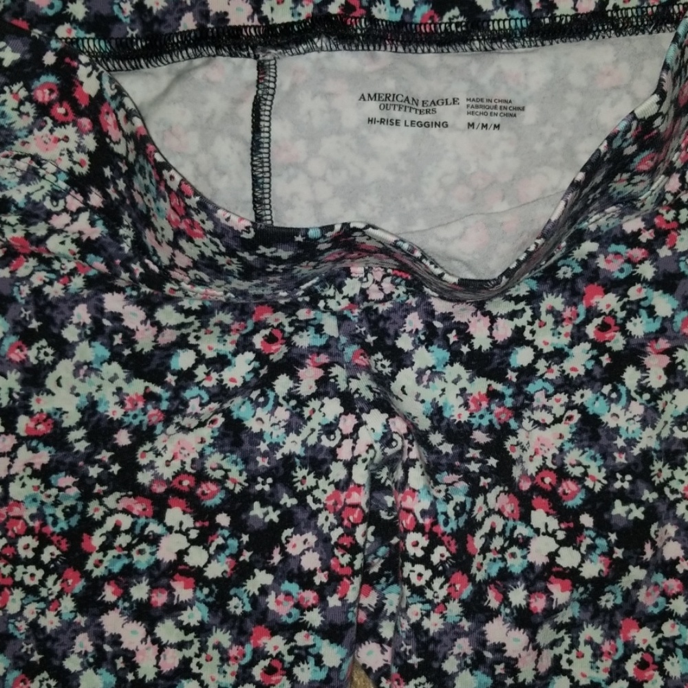 AE hi rise floral legging